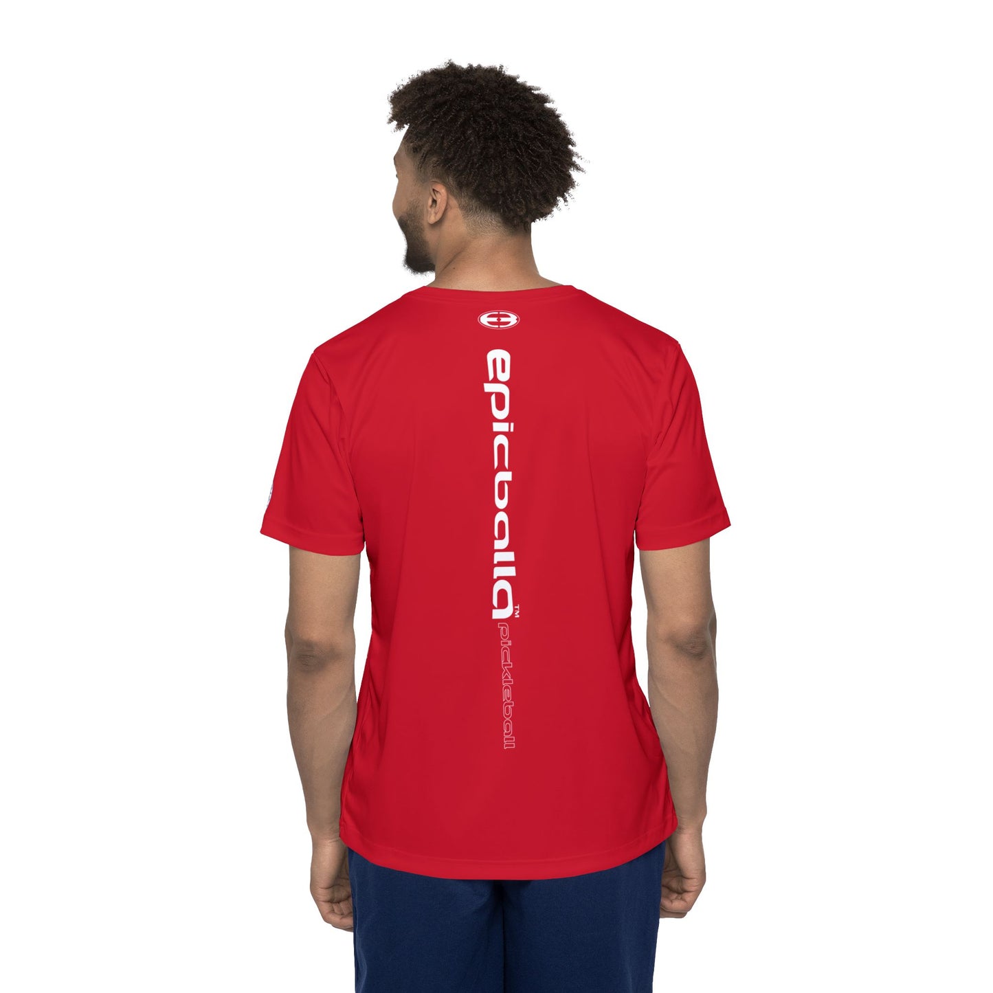 Red Epicballa Performance Tee - Where Greatness is Personified