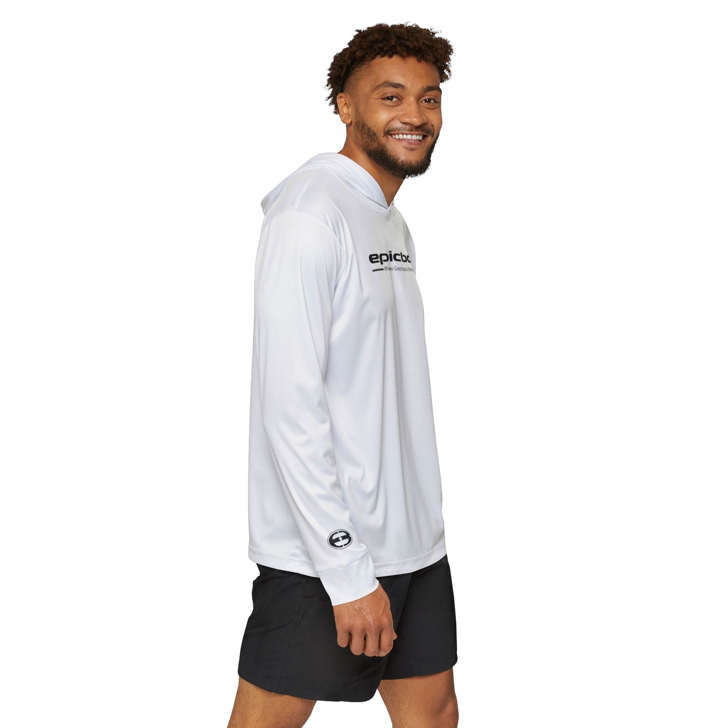 White Epicballa Warmup Hoodie - Where Greatness is Personified