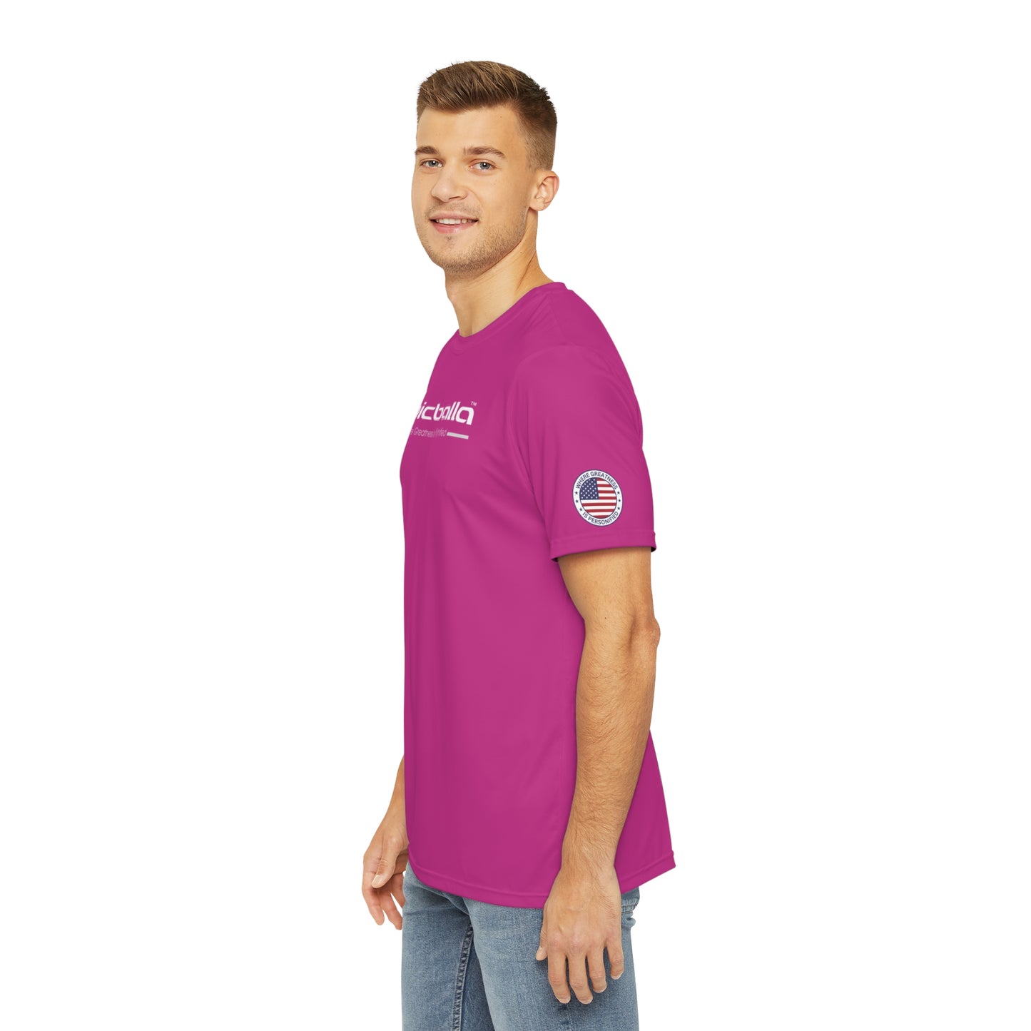 Ulta Soft Pink Epicballa Performance Tee - Where Greatness is Personified