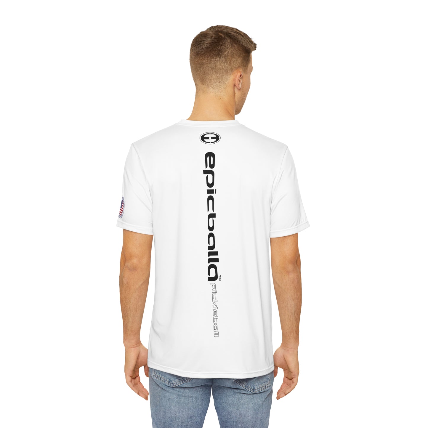 Ulta Soft White Epicballa Performance Tee - Where Greatness is Personified