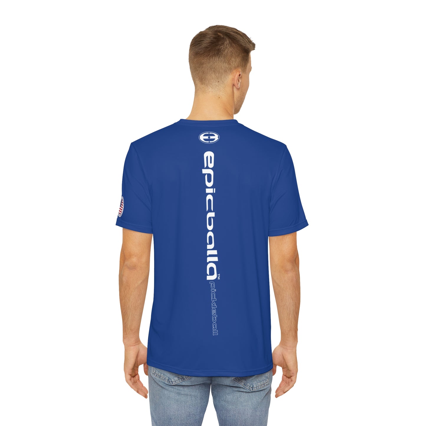 Ulta Soft Blue Epicballa Performance Tee - Where Greatness is Personified