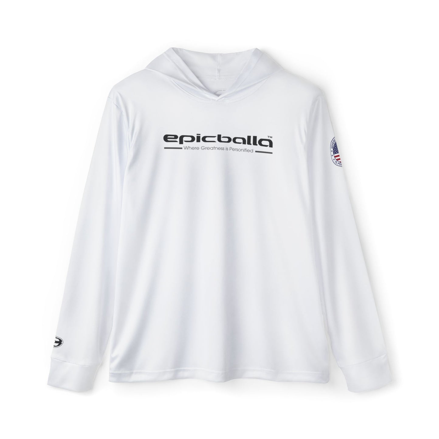 White Epicballa Warmup Hoodie - Where Greatness is Personified