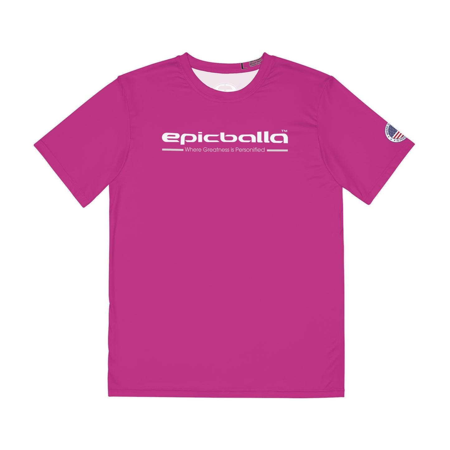 Ulta Soft Pink Epicballa Performance Tee - Where Greatness is Personified