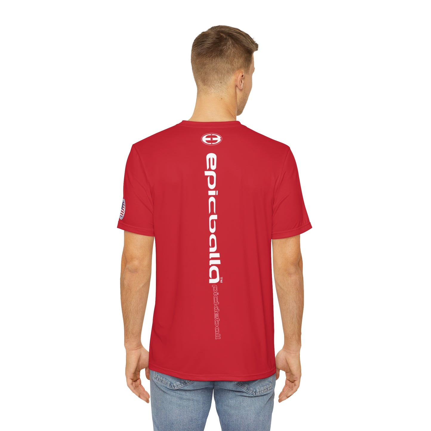 Ulta Soft Red Epicballa Performance Tee - Where Greatness is Personified