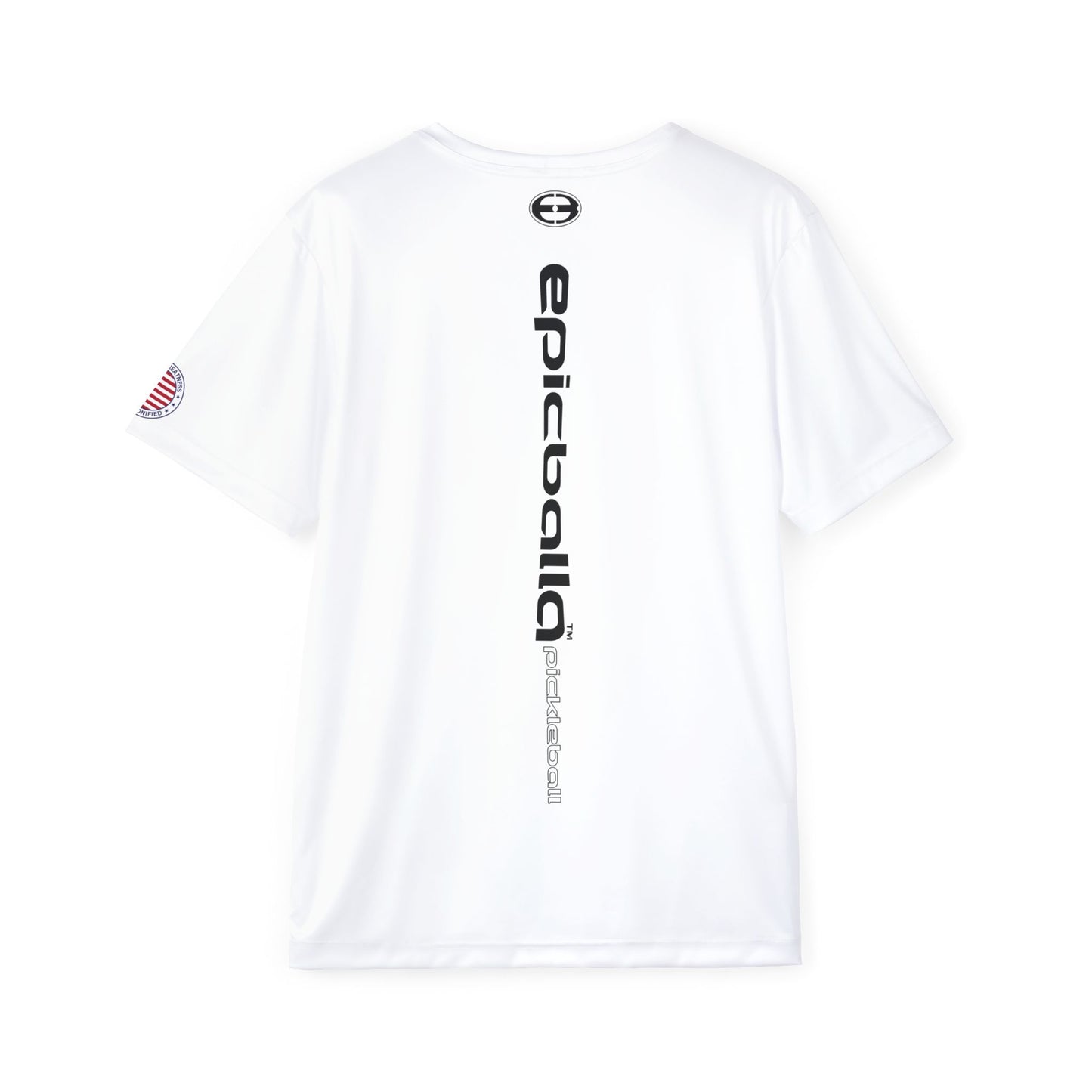 White Epicballa Performance Tee - Where Greatness is Personified