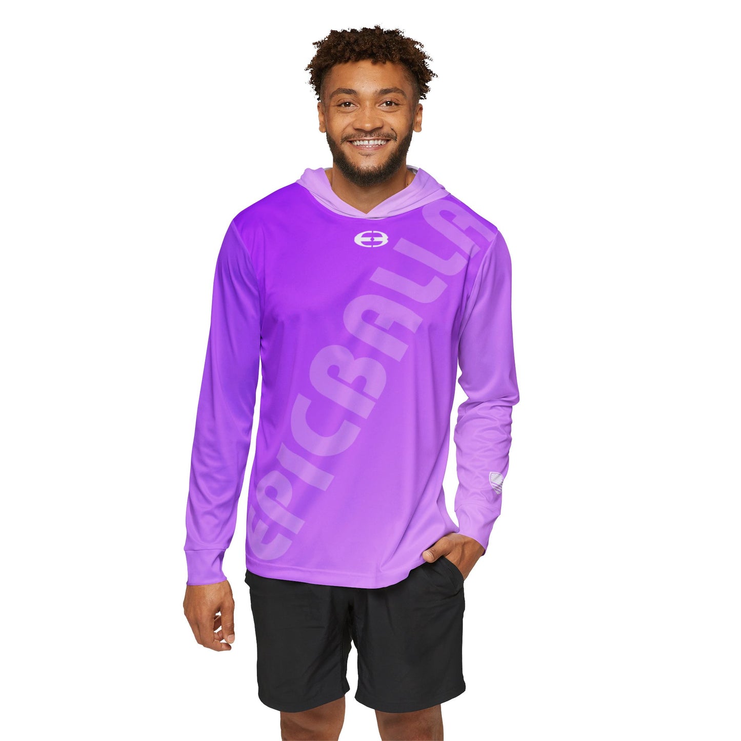 Men's Warmup Hoodie Team Purple