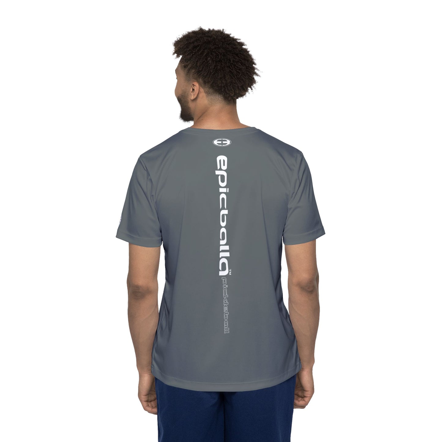 Grey Epicballa Performance Tee - Where Greatness is Personified