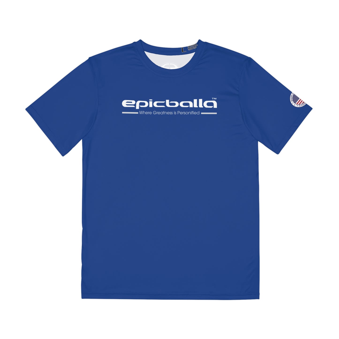 Ulta Soft Blue Epicballa Performance Tee - Where Greatness is Personified