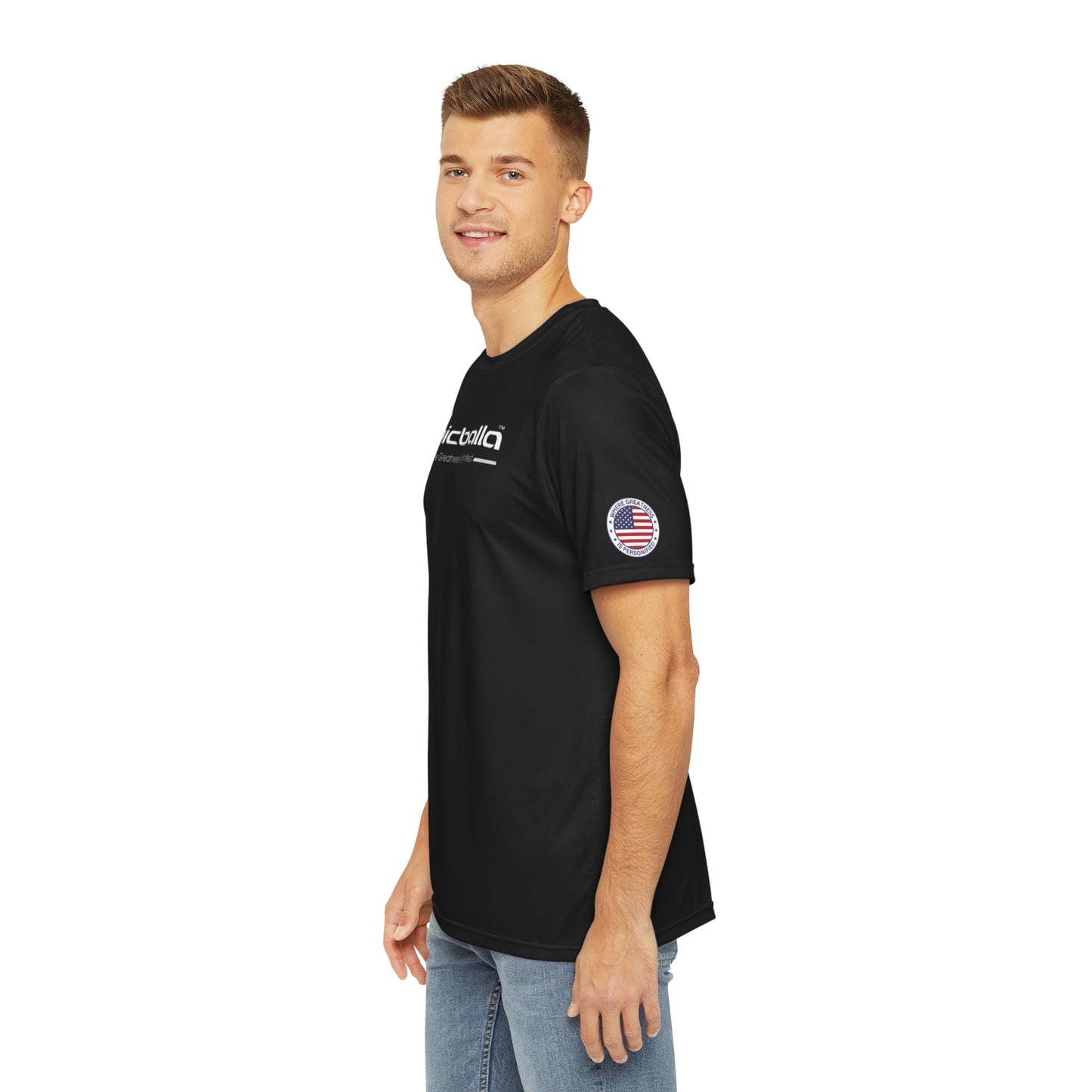 Ulta Soft Black Epicballa Performance Tee - Where Greatness is Personified