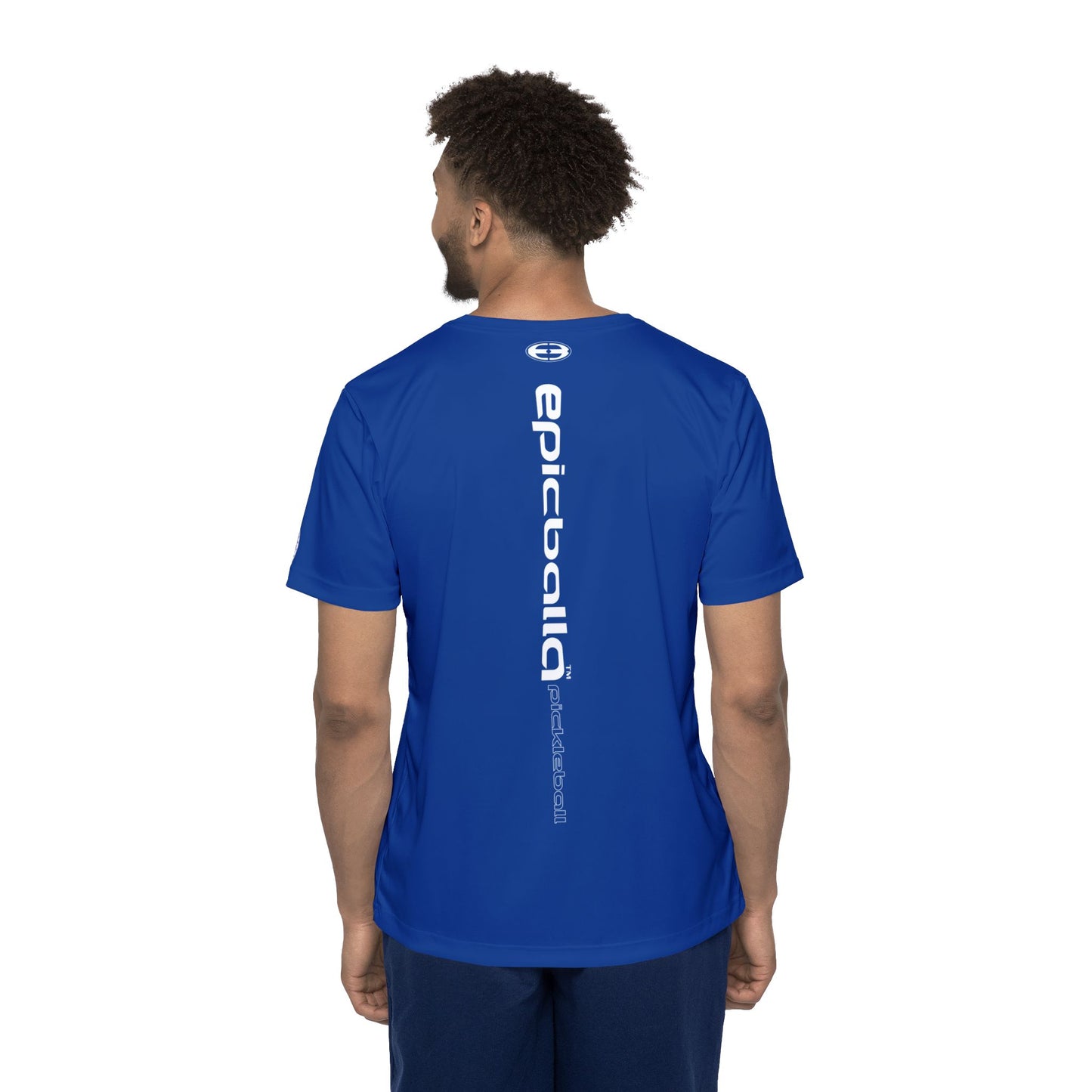 Blue Epicballa Performance Tee - Where Greatness is Personified
