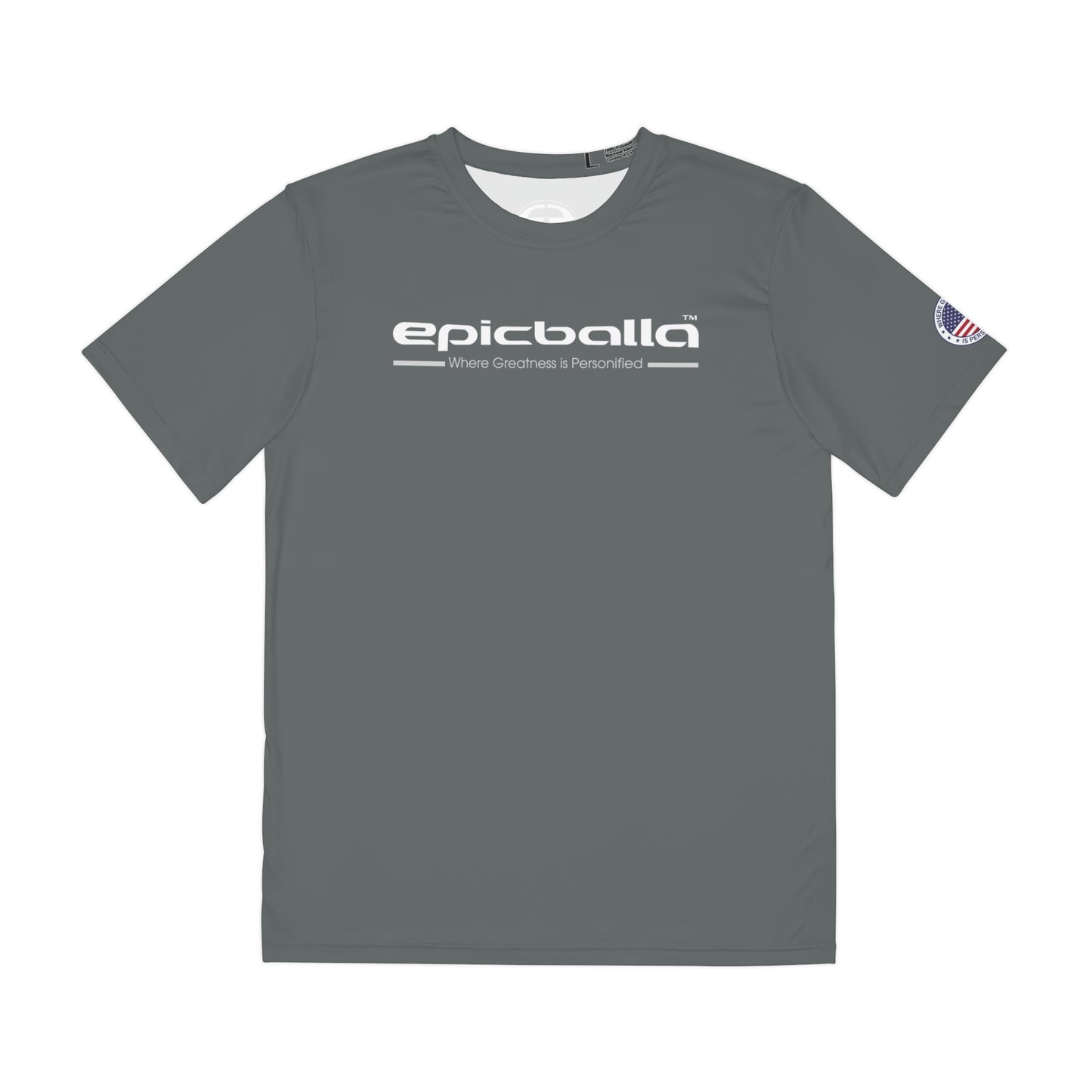 Ulta Soft Grey Epicballa Performance Tee - Where Greatness is Personified