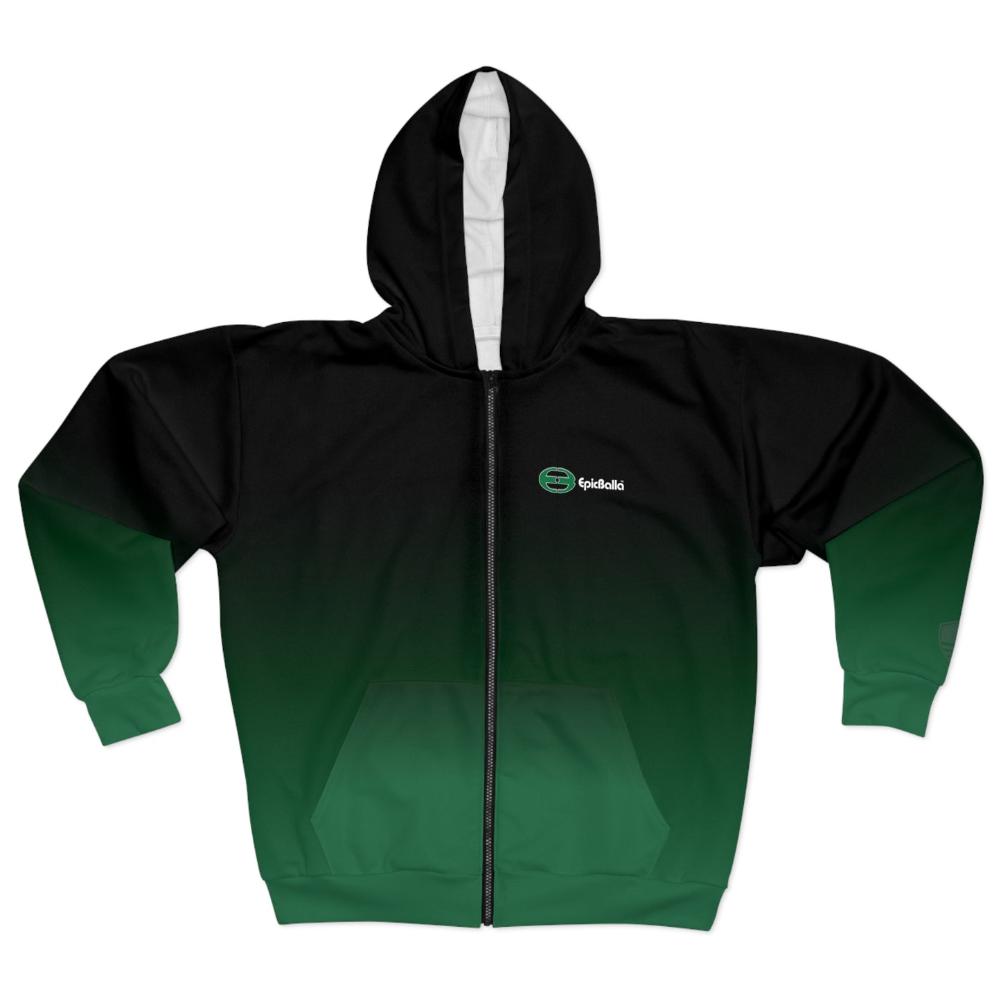 Unisex Zip Hoodie Team Green