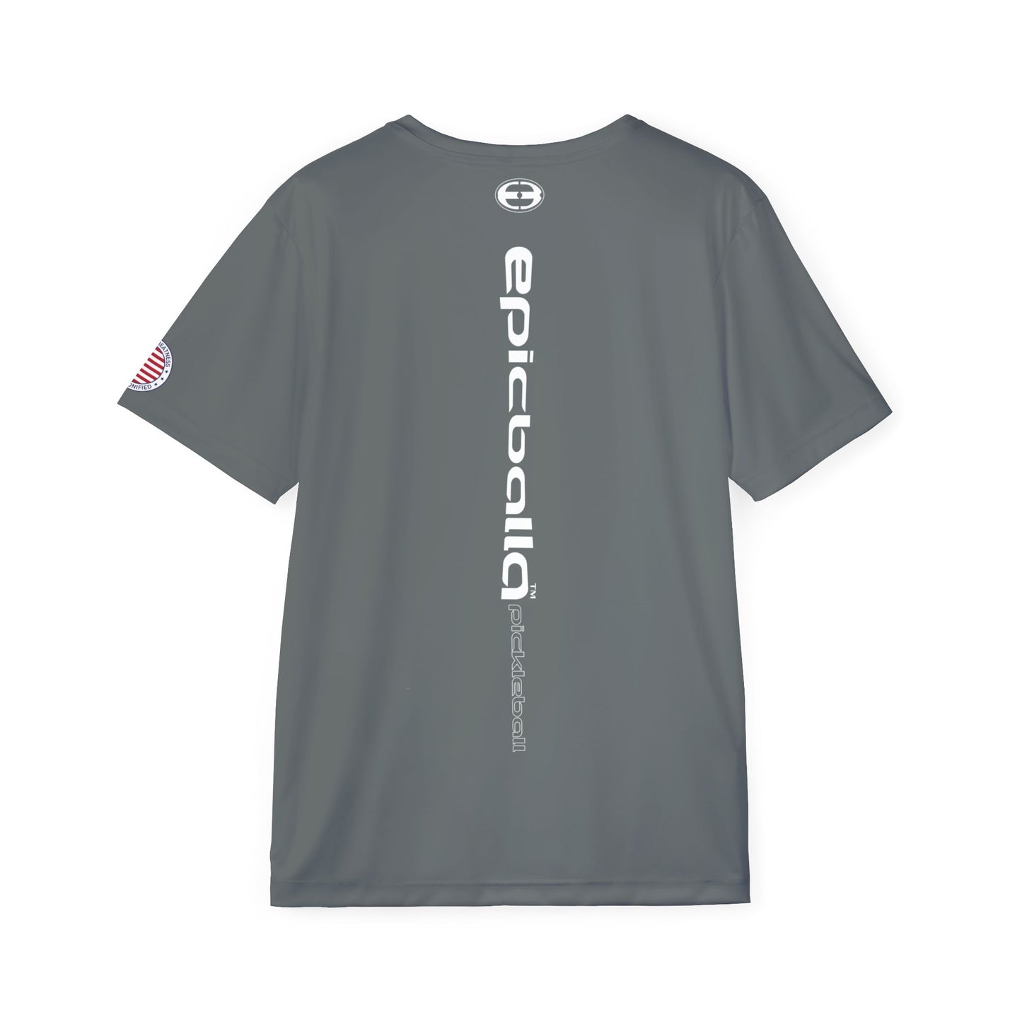 Grey Epicballa Performance Tee - Where Greatness is Personified