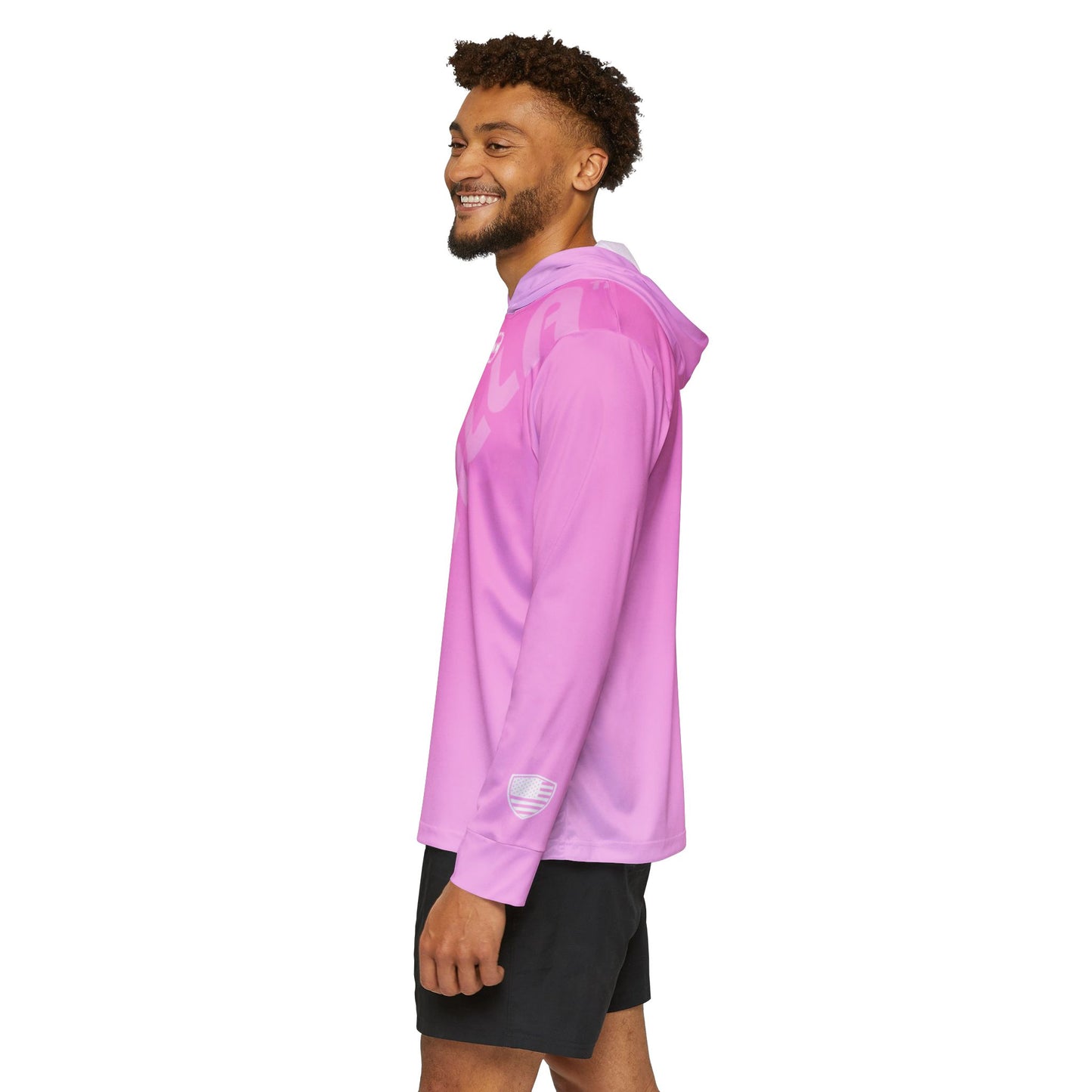 Men's Warmup Hoodie Team Pink