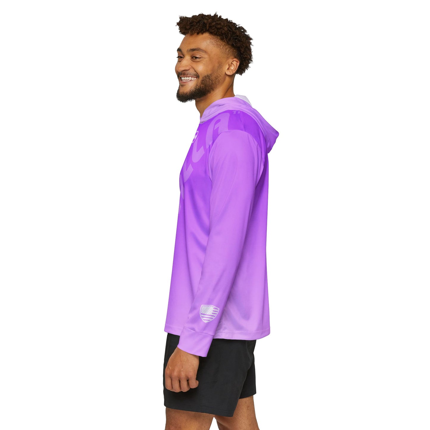 Men's Warmup Hoodie Team Purple