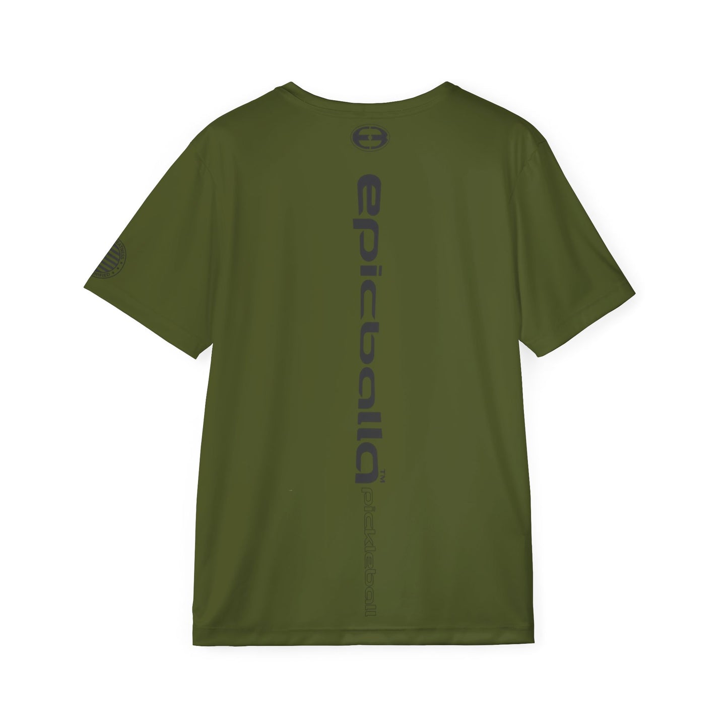 Army Green Epicballa Performance Tee - Where Greatness is Personified