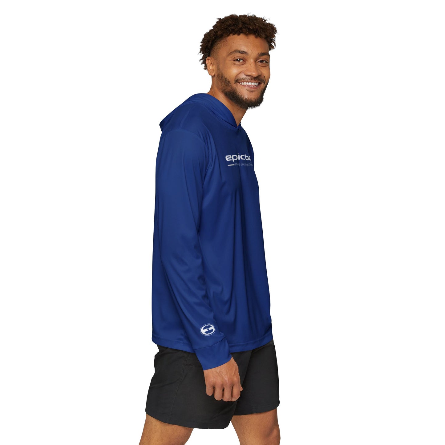 Blue Epicballa Warmup Hoodie - Where Greatness is Personified