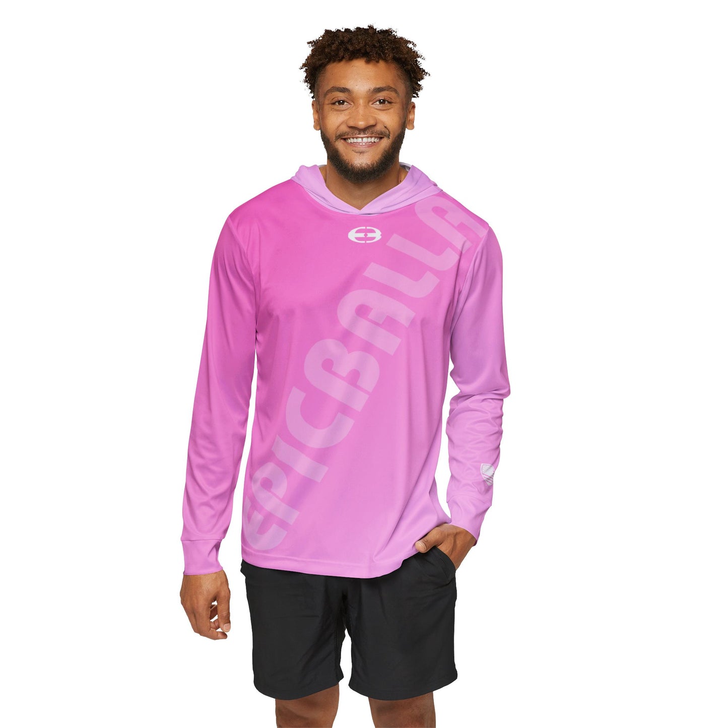 Men's Warmup Hoodie Team Pink