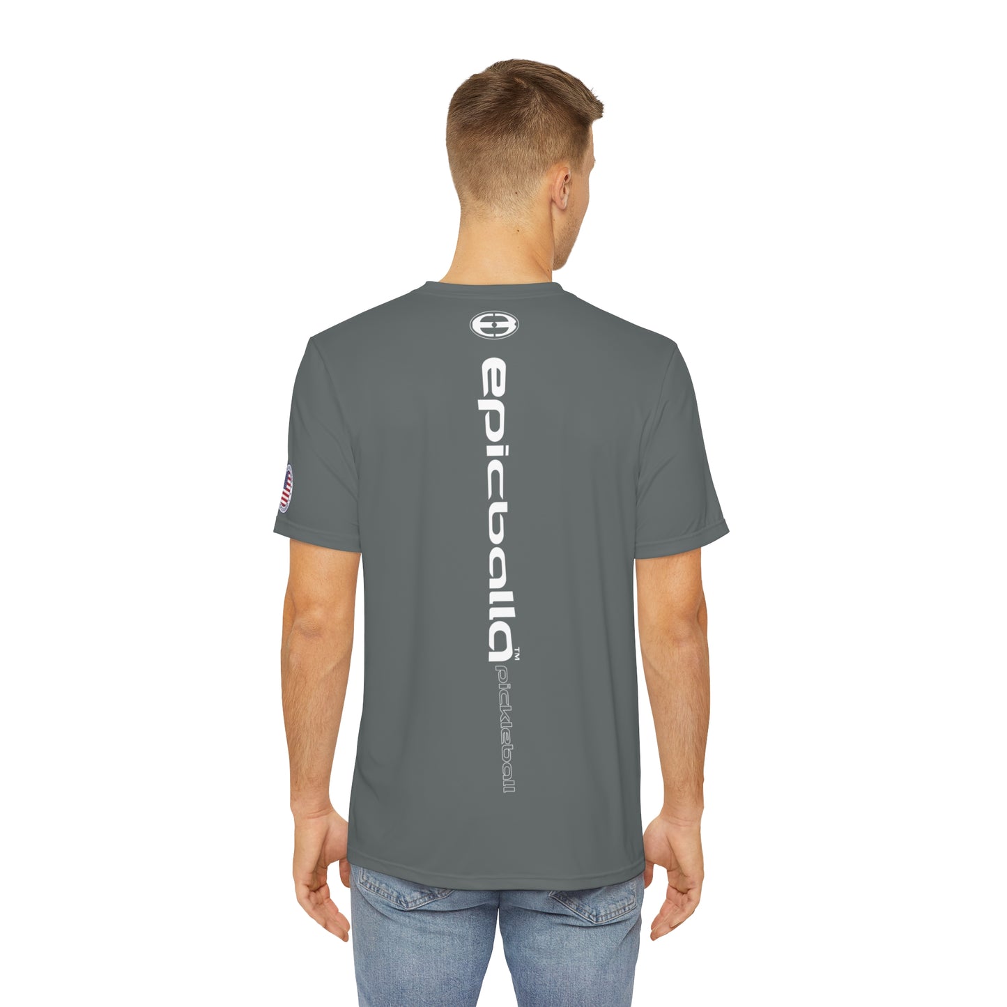 Ulta Soft Grey Epicballa Performance Tee - Where Greatness is Personified