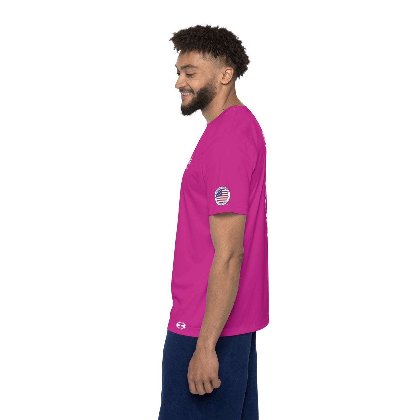 Pink Epicballa Performance Tee - Where Greatness is Personified
