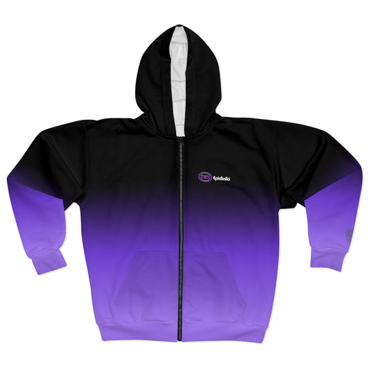 Unisex Zip Hoodie Team Purple