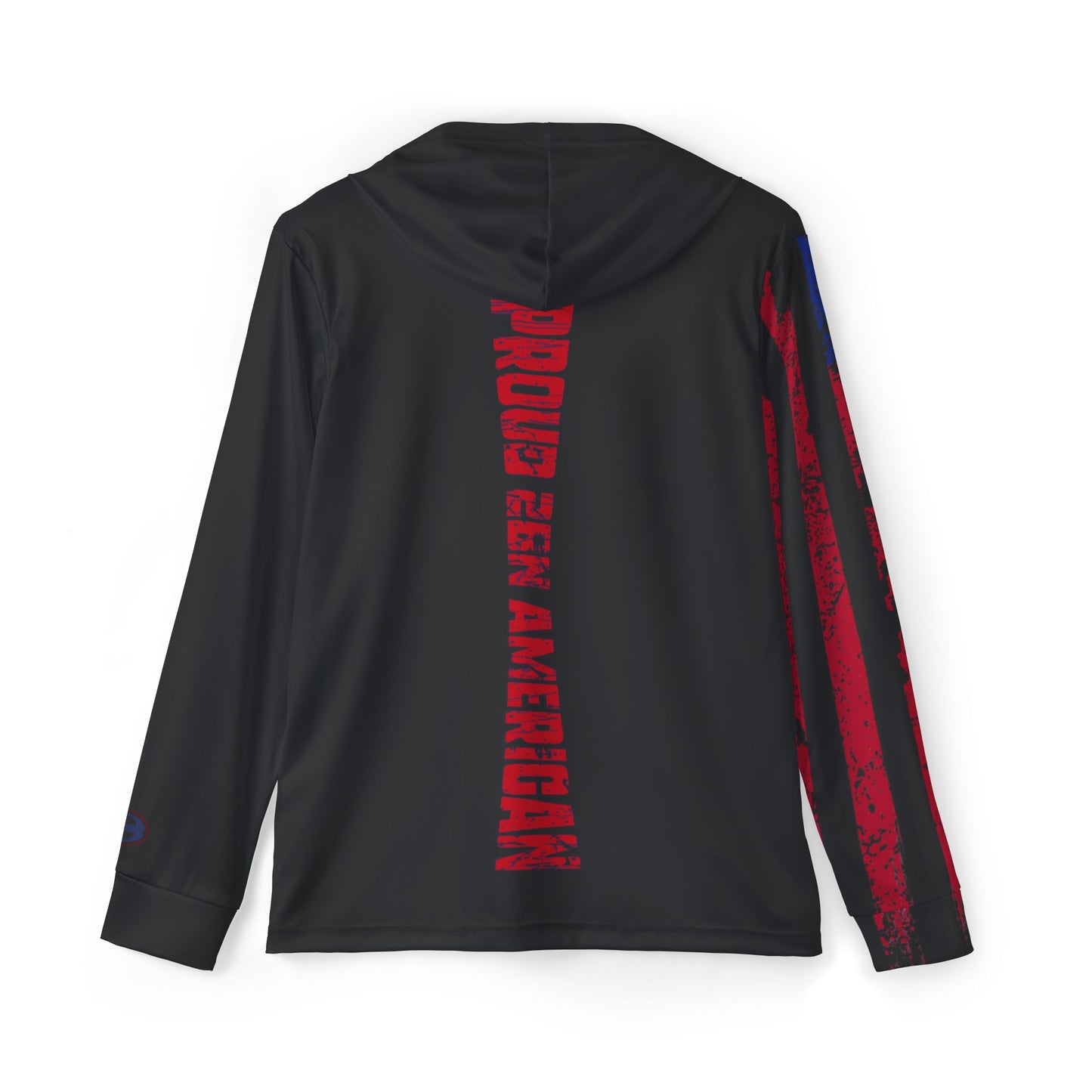 Sports Warmup Hoodie - In God We Trust and Proud to be an American Design