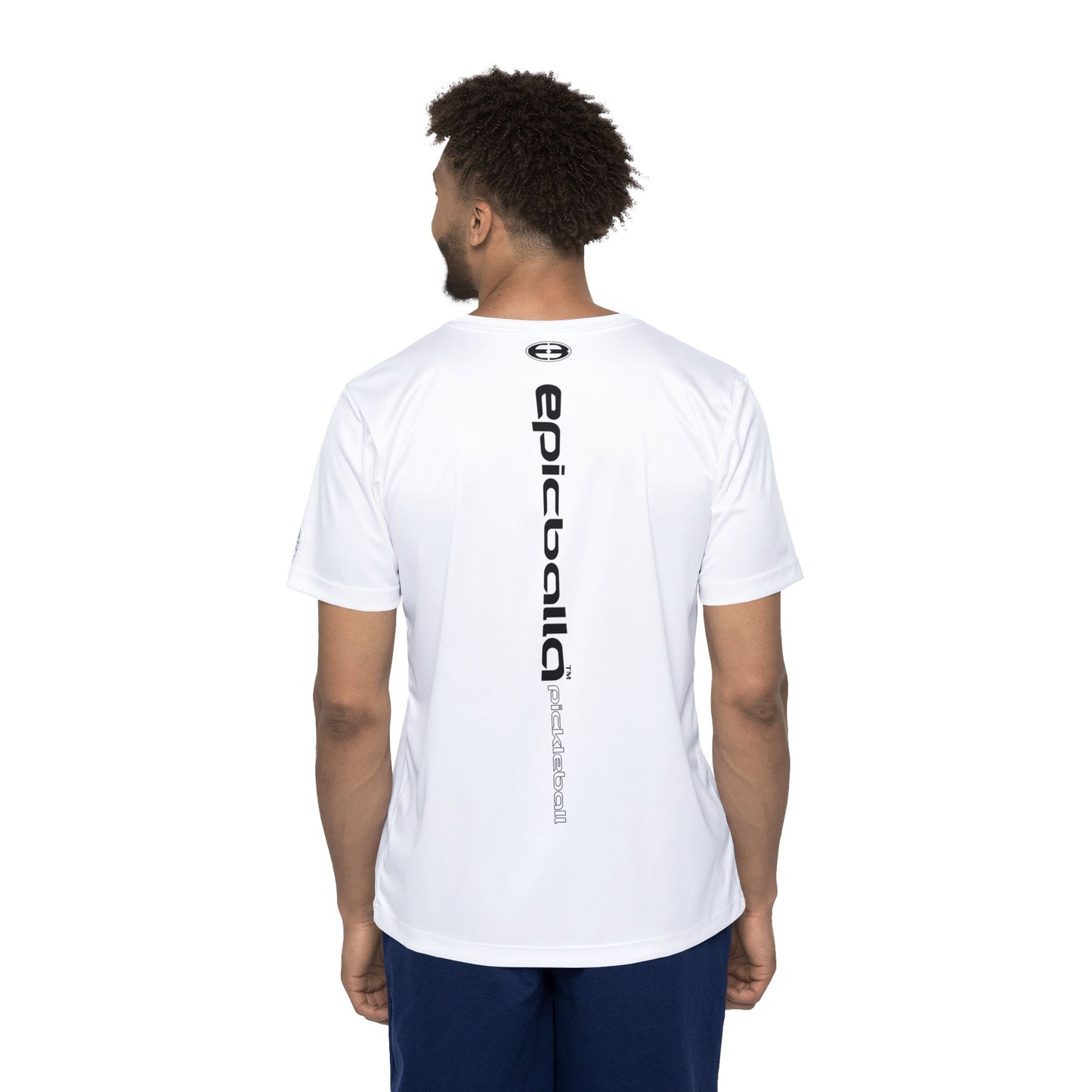 White Epicballa Performance Tee - Where Greatness is Personified